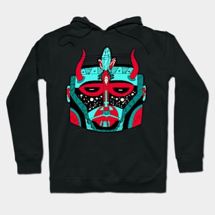 Turqred African Mask No 8 Hoodie